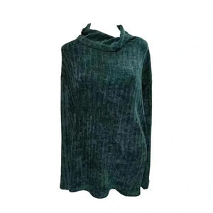 The Fifth Label‎ Size XL Sweater Mock Neck Green Oversized Y2K